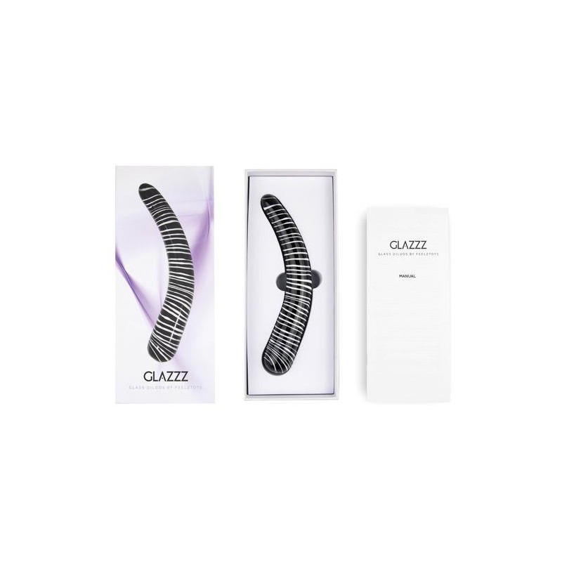 FeelzToys - Glazzz Glass Dildo Dark Desire